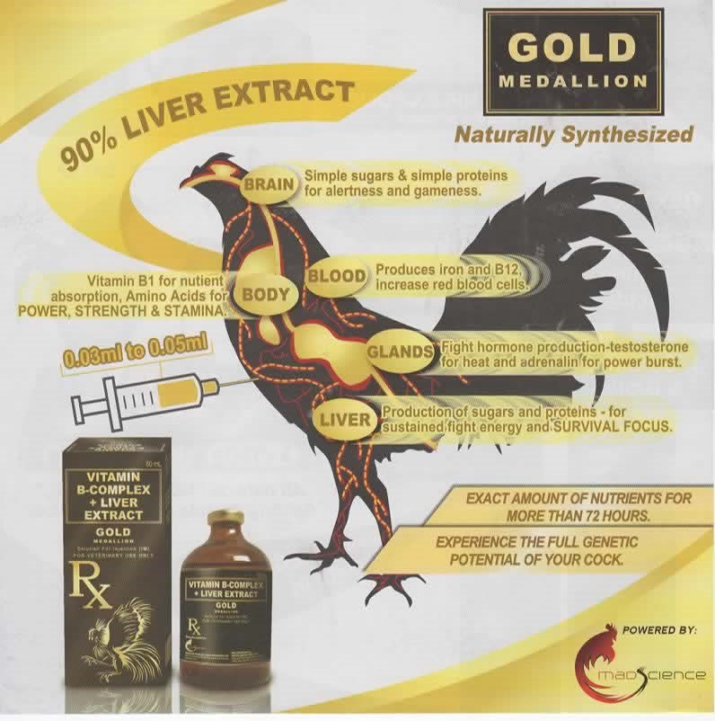 Gold Medallion – Vitamin B Complex + Liver Extract Solution